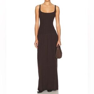 BRAND NEW HELSA Brown Maddison Maxi Knit Dress in Medium